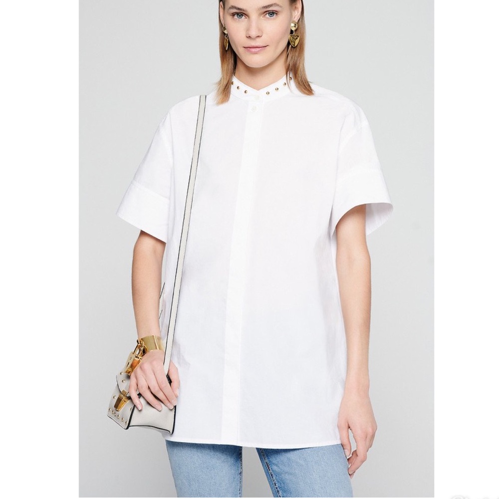 🆕 ESCADA | Cotton Poplin Short-Sleeve Shirt